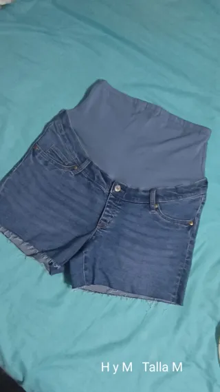 Shorts vaqueros premamá