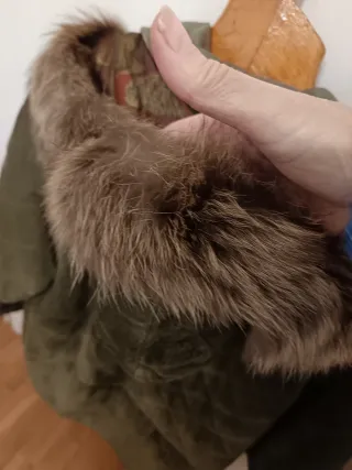 Montgomery Donna Vintage Pelle Scamosciata Verde