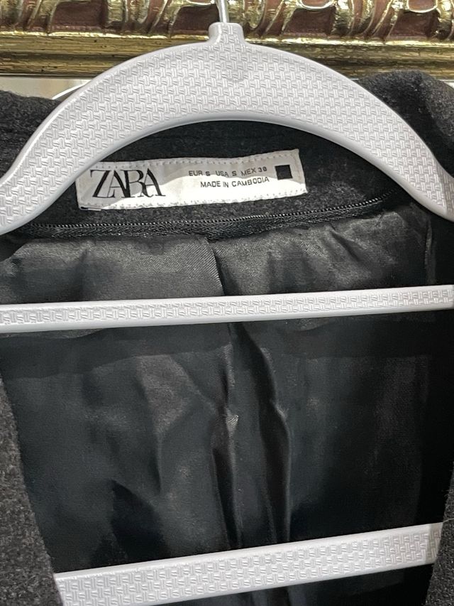 Abrigo Zara Gris marengo