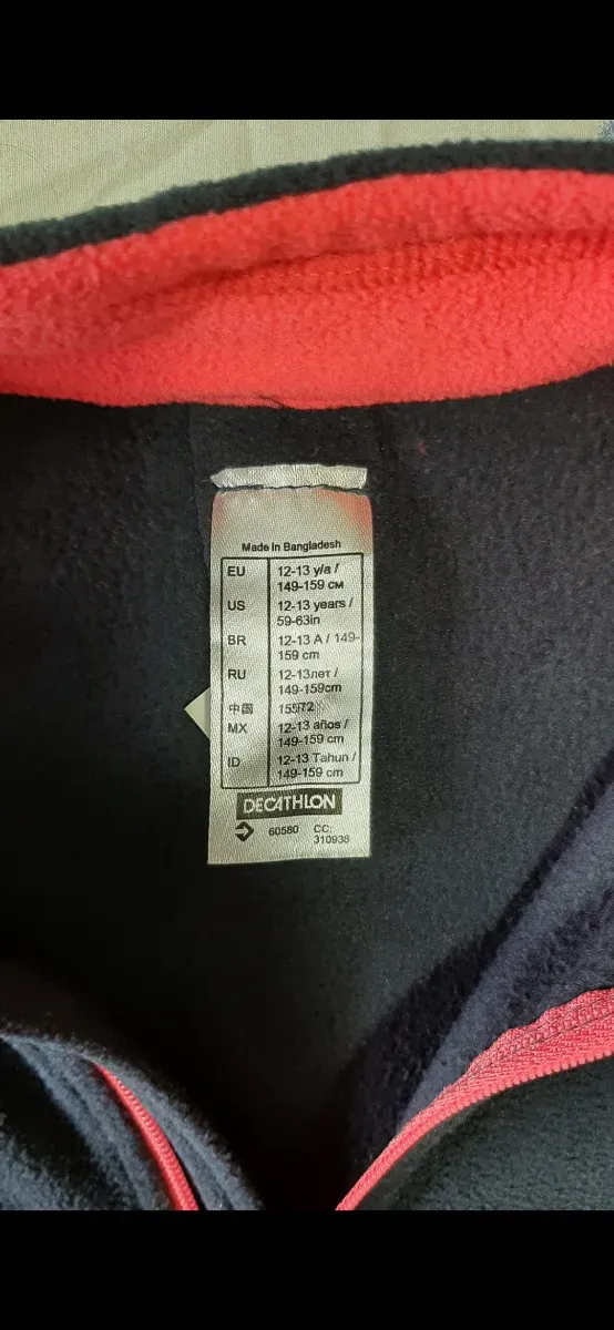 Abrigo niña Quechua azul