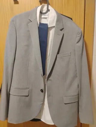 Americana gris Mango Talla M