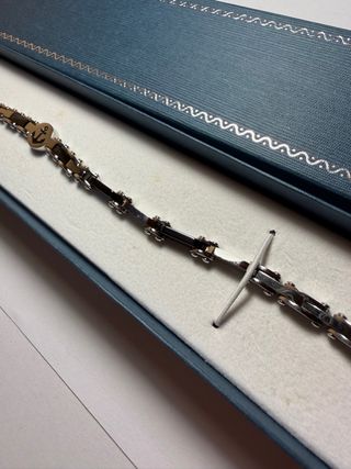 Bracciale Acciaio e Ceramica Nuovo