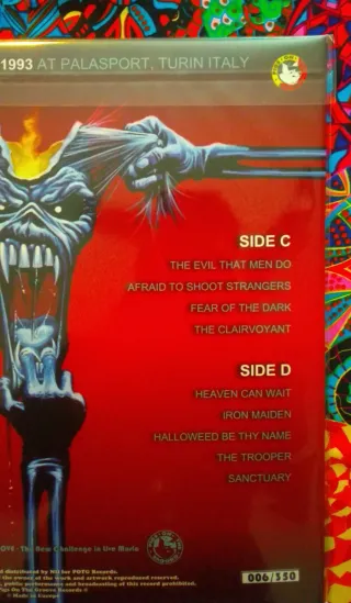 Vinilo Iron Maiden The Real Worst One