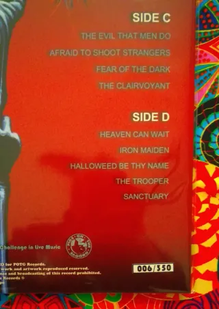 Vinilo Iron Maiden The Real Worst One