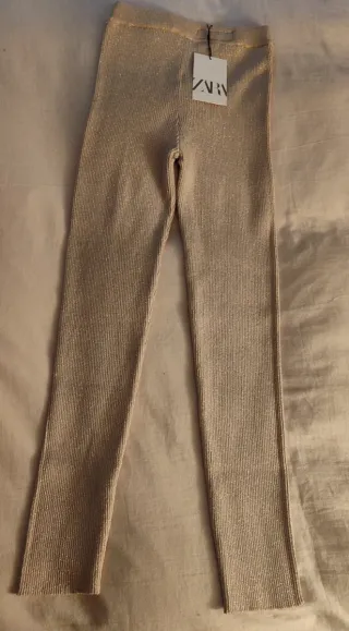 Mallas Zara brilli doradas