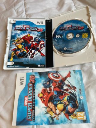 Marvel Super Heroes 3D Nintendo Wii como nuevo