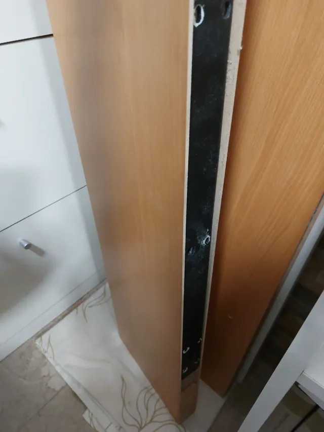 Scaffale in legno marrone 190cm