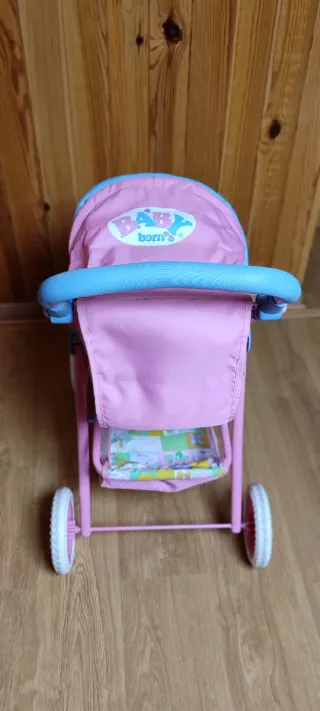 Sillita Baby Born rosa con estampado