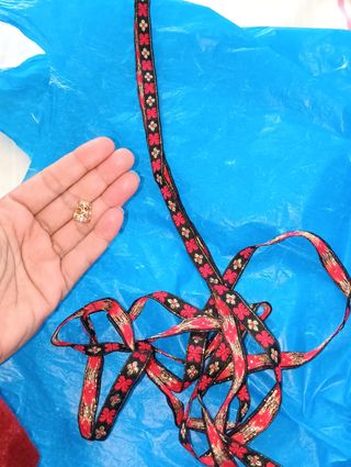 Lligacames fallero negro y rojo