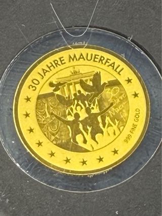 Moneda de oro Republica del Chad (1/500 oz)