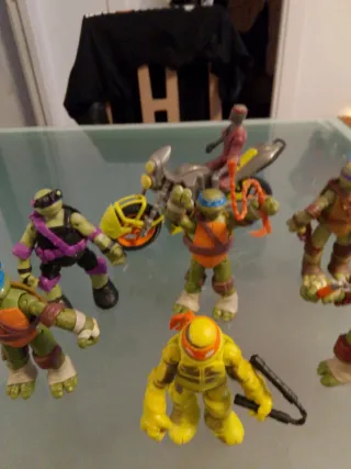 Lote Figuras Tortugas Ninja