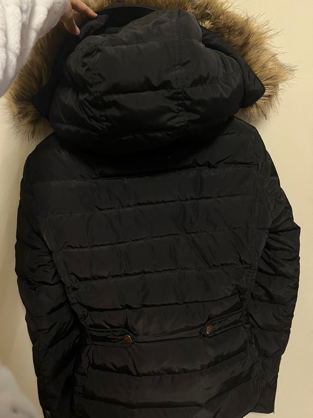 Abrigo Zara Mujer Talla S Negro