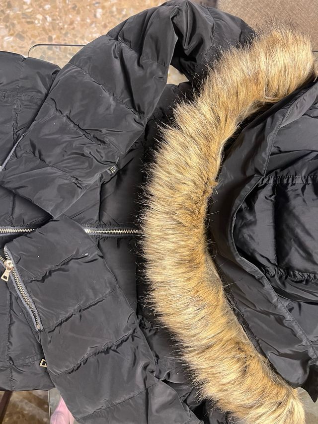 Abrigo Zara Mujer Talla S Negro