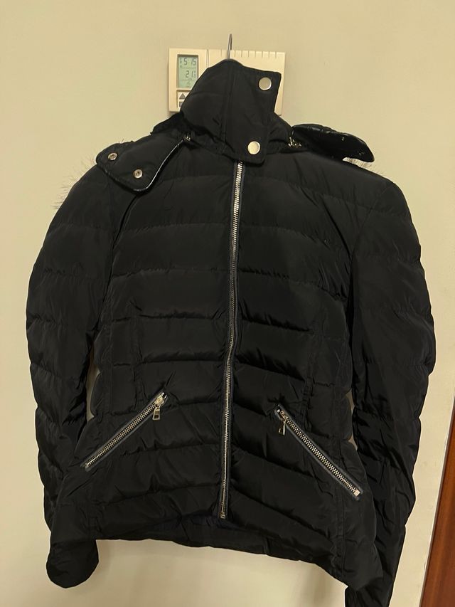 Abrigo Zara Mujer Talla S Negro