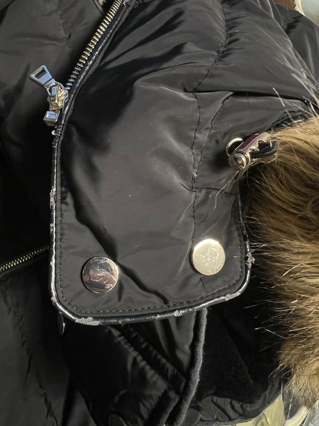 Abrigo Zara Mujer Talla S Negro