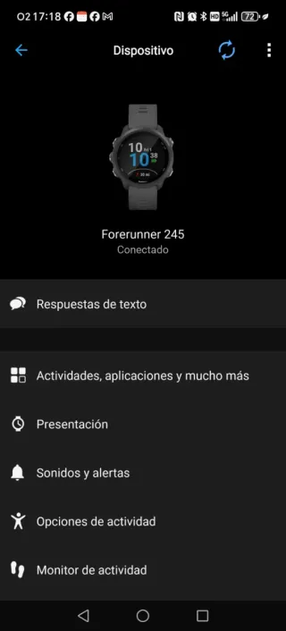 Garmin Forerunner 245 sin caja