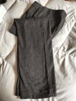 Pantalón Zara Mujer marrón con jas Talla XL
