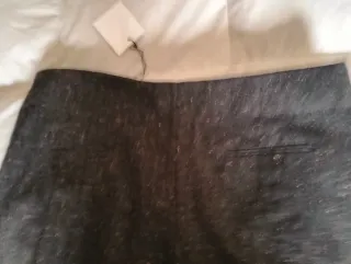 Pantalón Zara Mujer marrón con jas Talla XL