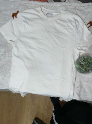 Camisa corta blanca talla S en perfecto estado