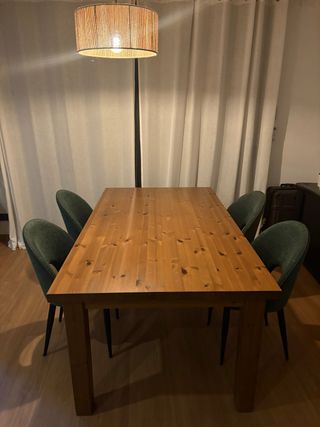 Mesa comedor madera maciza