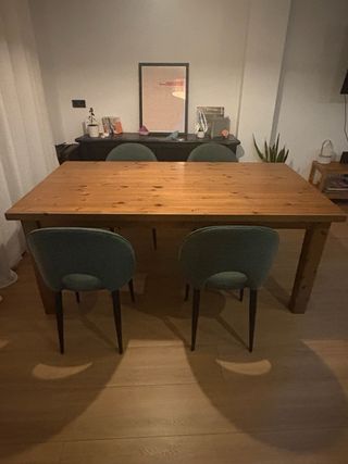 Mesa comedor madera maciza