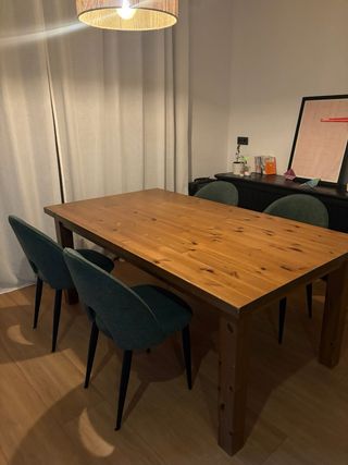 Mesa comedor madera maciza