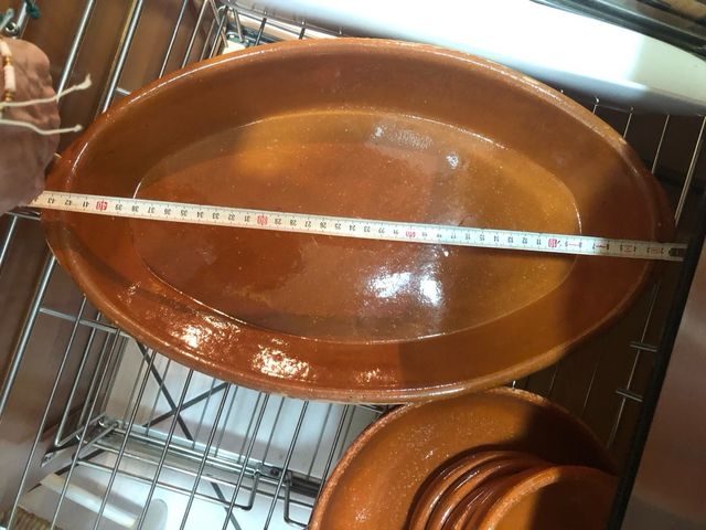 Lote de cazuelas de barro