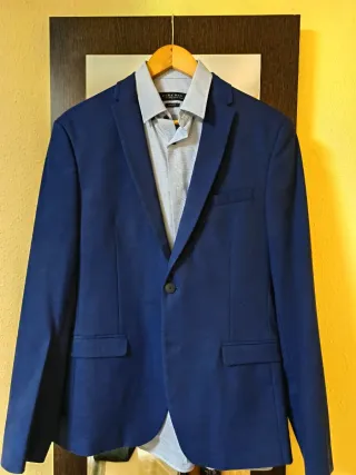 Americana Zara Azul Talla M