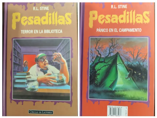 Libro de Pesadillas R.l Stine Tapa Dura.