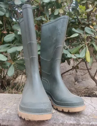 Stivali in gomma verdi taglia 39 Ginocchio