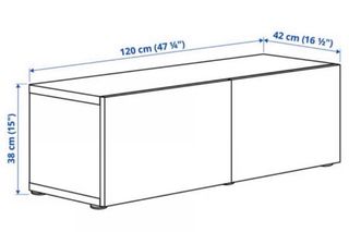 Mueble bajo blanco TV