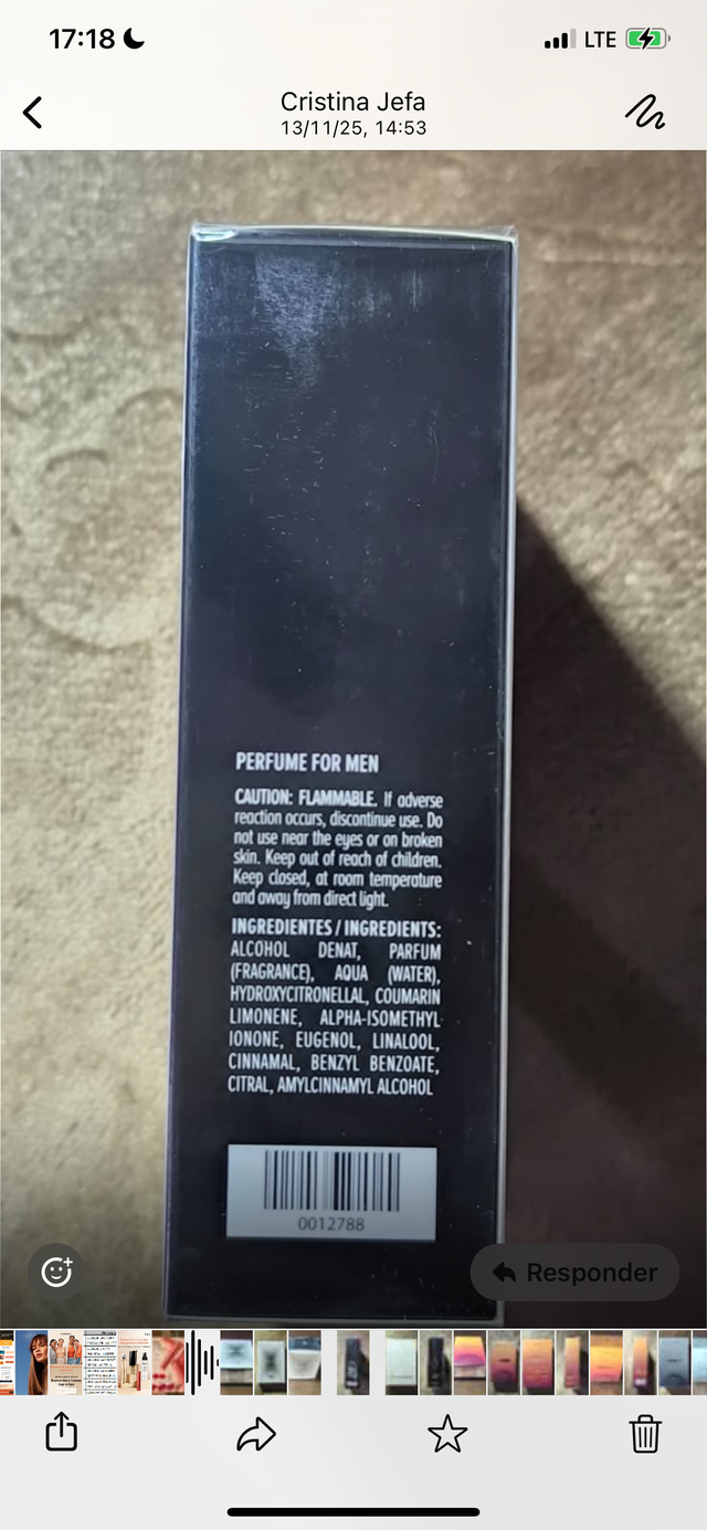 Eau de Parfum Zentro para Él