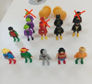 Figuras Playmobil DC Comics Colección 15 figuras