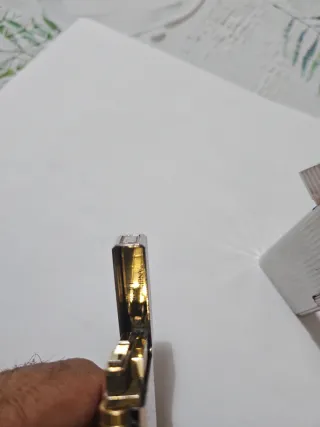 2 Accendini Vintage Argento e Oro