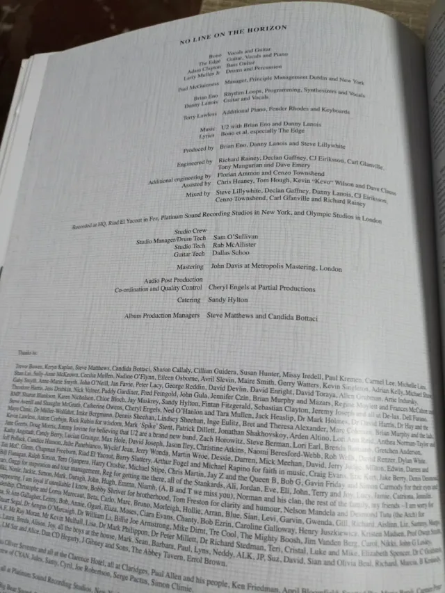 U2 No Line On Horizon