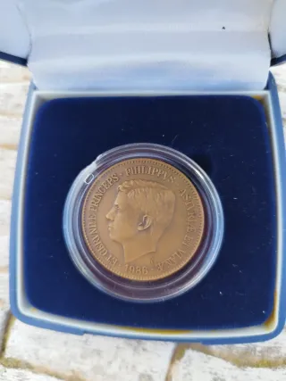 Moneda Conmemorativa Príncipe Felipe VI 1986