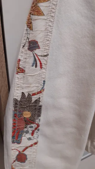 Chaqueta vaquera blanca