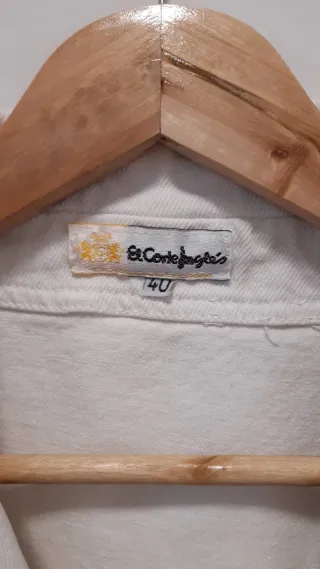 Chaqueta vaquera blanca