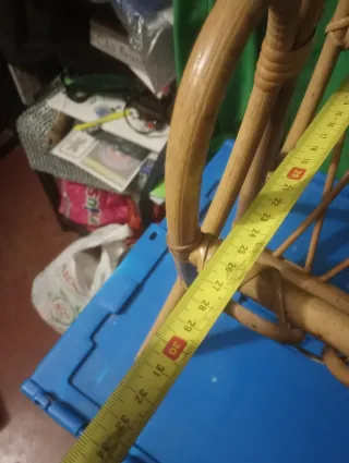 REVISTERO VINTAGE BAMBÚ AÑOS 70 // RETRO MIMBRE