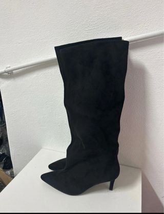 Stivali donna neri tacco tg 39 nuovo