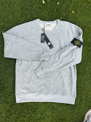 Sudadera Stone Island Gris Talla M