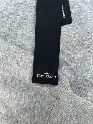 Sudadera Stone Island Gris Talla M