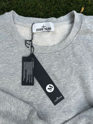 Sudadera Stone Island Gris Talla M