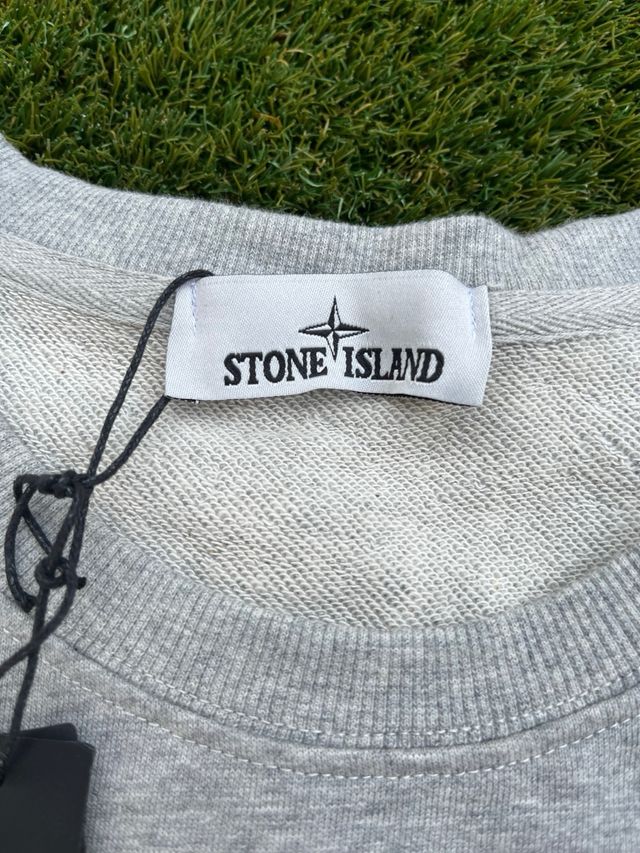 Sudadera Stone Island Gris Talla M