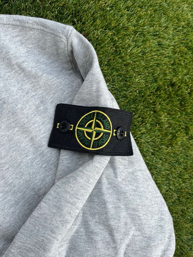 Sudadera Stone Island Gris Talla M