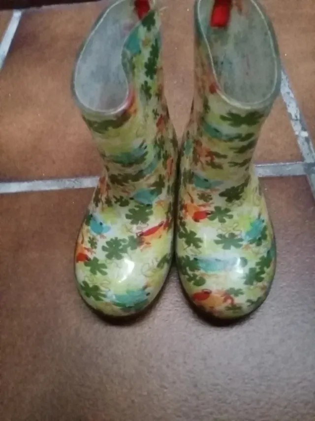 Botas de agua Niña Talla 24