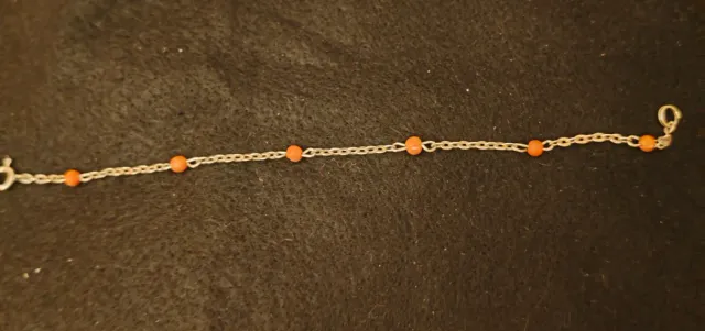 Bracciale argento e corallo