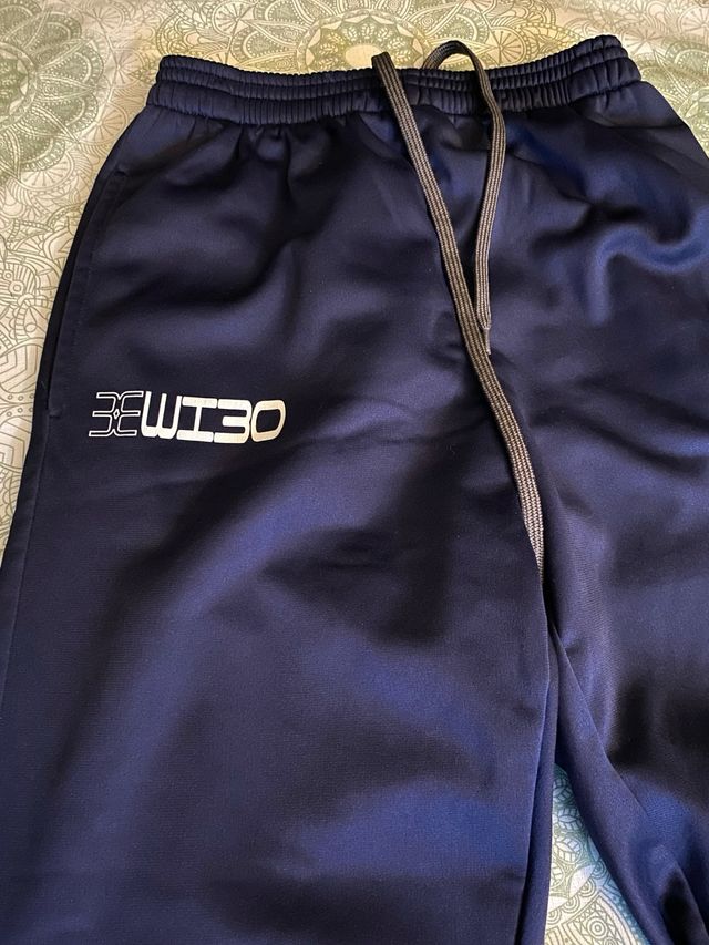 Pantalones Chándal Baloncesto Azul