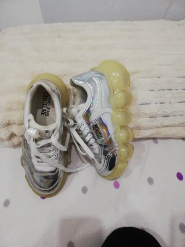 Sneakers Versace Jeans Couture Argento/Bianco