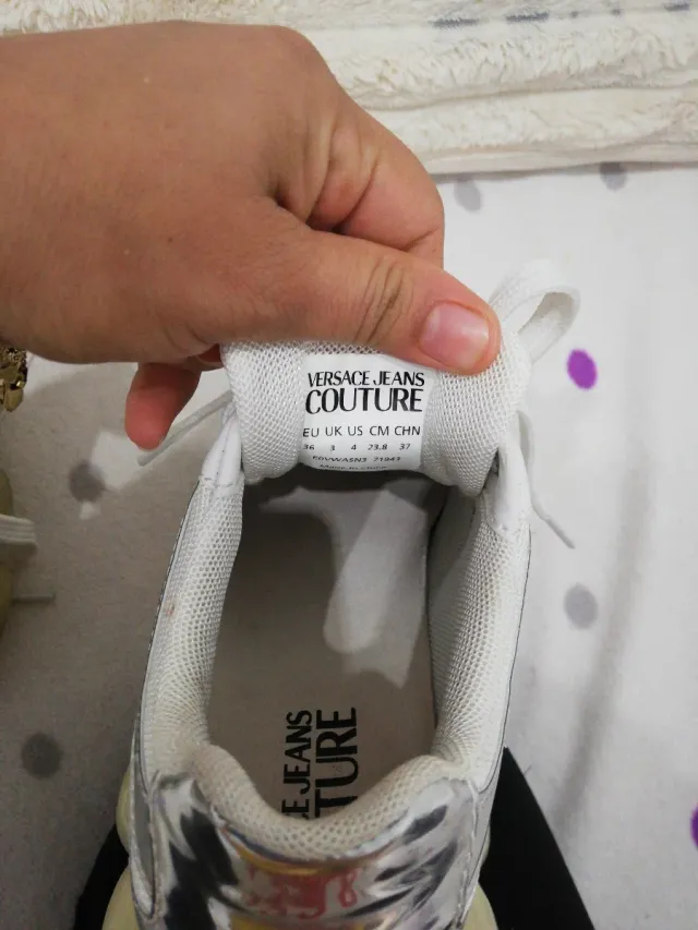 Sneakers Versace Jeans Couture Argento/Bianco